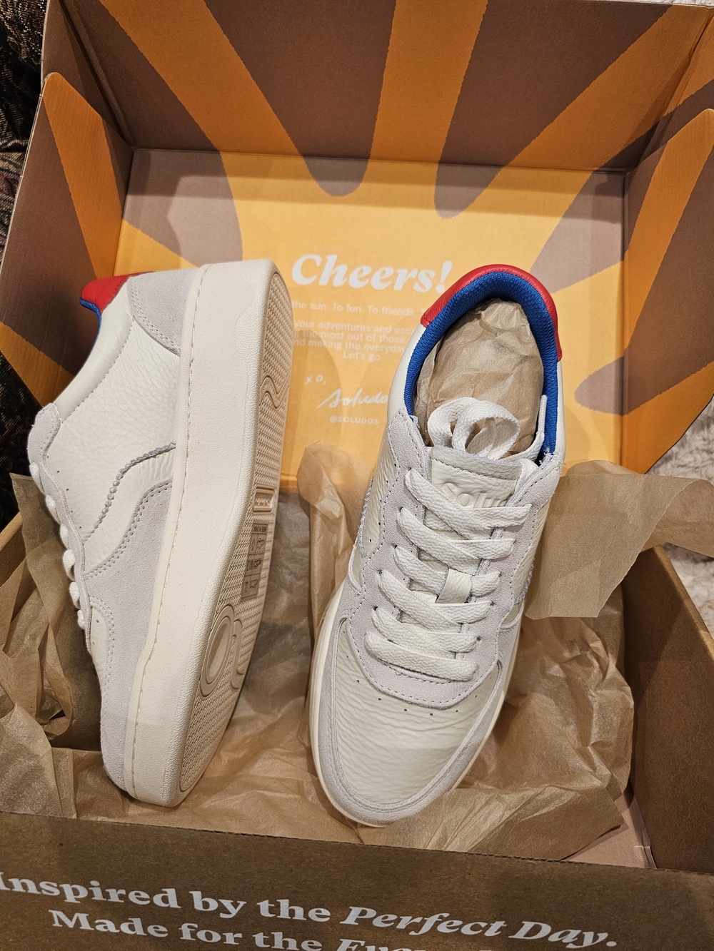 Soludos The Roma Retro White 7.5 - Picture 8 of 11